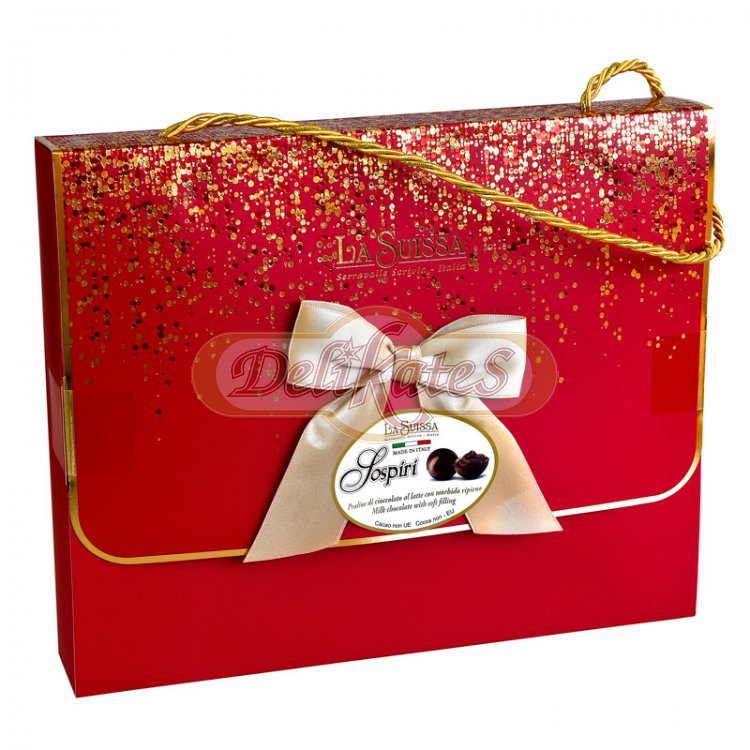 Dezert Sospiri - pralinky z mliečnej čokolády s krémovou náplnou