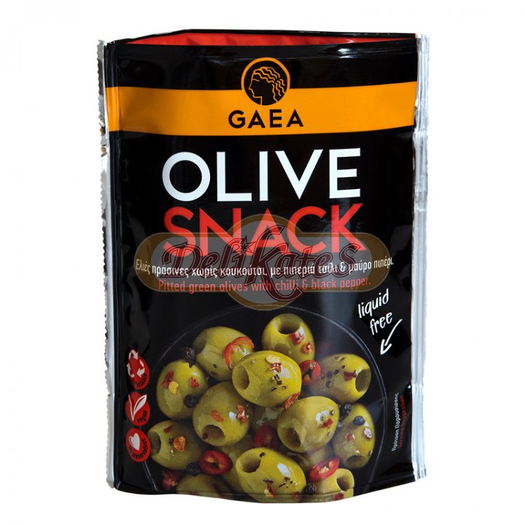 Gaea Olive snack - zelené s chilli