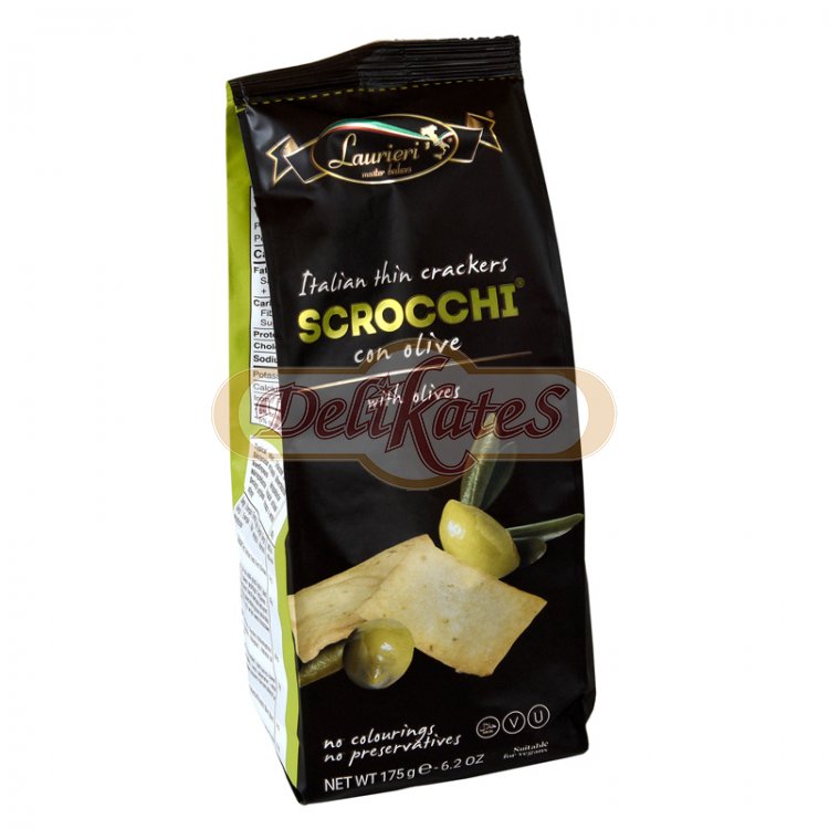 Laurieri - Scrocchi s olivovým olejom (slané crackery).